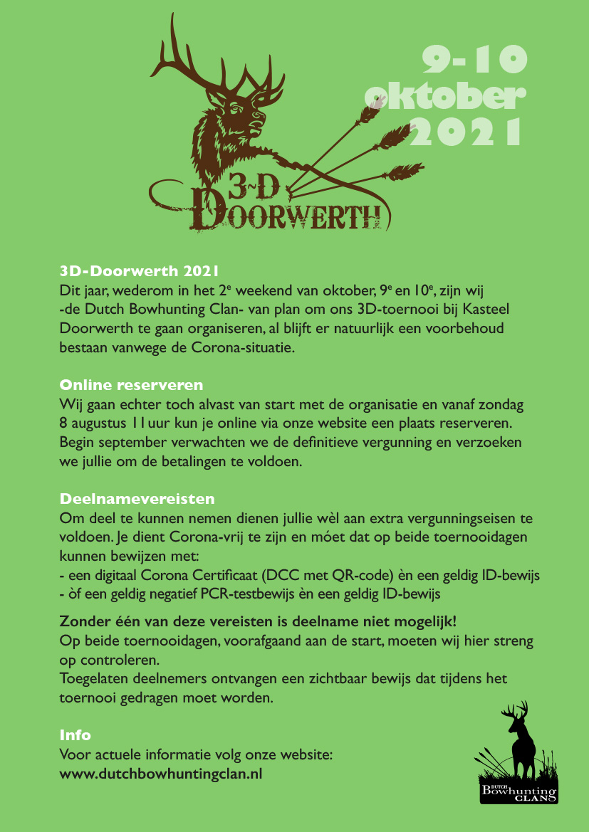 Eerste info 3D Doorwerth 2021